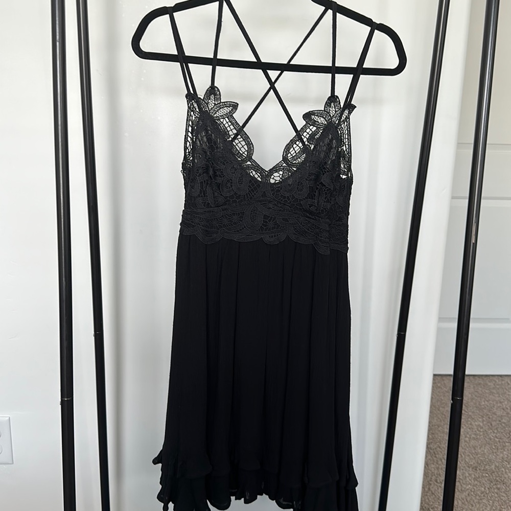 Dry Goods black lace dress